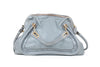 Chloe Grey Leather Paraty Bag