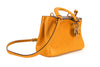 Dior Yellow Ostrich Cross Body Bag