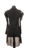 Yohji Yamamoto Black Sheer Jacket with Disconnected Sleeves