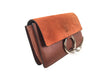 Chloe Brown Suede Crossbody Bag