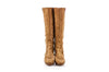 Gucci Camel Knee High Boots with "GG" Pattern
