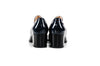 Chanel Navy and Black Patent Leather Heels