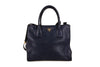 Prada Sapphire Blue Pebbled Leather Purse
