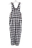 White & Black Houndstooth Jumpsuit