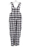 White & Black Houndstooth Jumpsuit