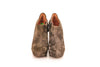 Alaia Grey Suede Dented Heel Booties