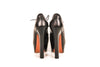 Alaia Black Leather Platform Heels