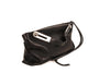 Loewe Black Leather Clutch with Silver Hardware