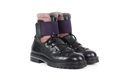 Lanvin Leather Hiking Boots
