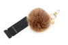 Escada Brown Fur Key Chain