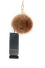 Escada Brown Fur Key Chain