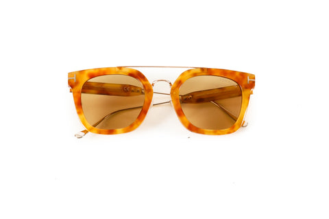 Tom Ford Tan Tortoiseshell Sunglasses