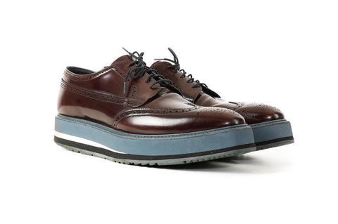 Prada Brown Oxford Creepers