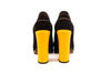 Fendi Black Pumps with Yellow Heel