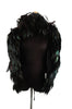 Ann Demeulemeester Black Wool Feather Vest