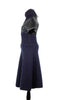 Balenciaga Navy Wool Dress
