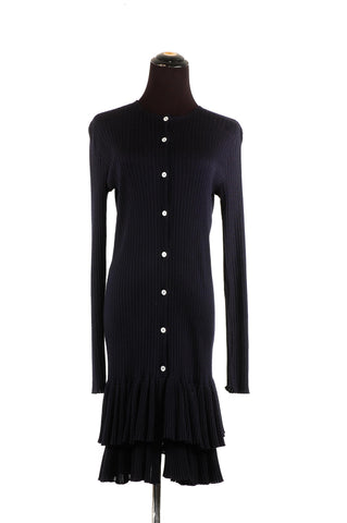 Dior Navy Cashmere & Silk Dress