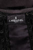 J. Mendel Black Mink Lace-Up Jacket