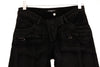 Balmain Coated Denim Biker Jeans