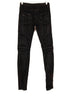 Balmain Coated Denim Biker Jeans