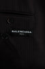 Balenciaga Pinstripe Wool Coat