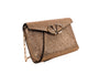 Valentino Gold Crinkle Shoulder Bag