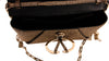 Valentino Gold Crinkle Shoulder Bag
