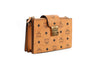 MCM Cognac Logo Bag