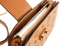 MCM Cognac Logo Bag
