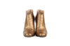 Golden Goose Gold Leather Booties