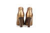 Golden Goose Gold Leather Booties