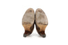 Golden Goose Gold Leather Booties