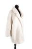 Gerard Darel Cream White Pile Coat