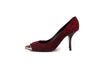 Zanotti Ox Blood Suede Pumps