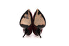 Zanotti Ox Blood Suede Pumps