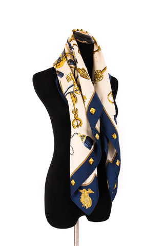 Hermes Square Silk Scarf