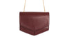 Sandro Lou Medium Burgundy Leather Bag