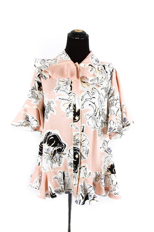 Roksanda Floral Print Silk Shirt
