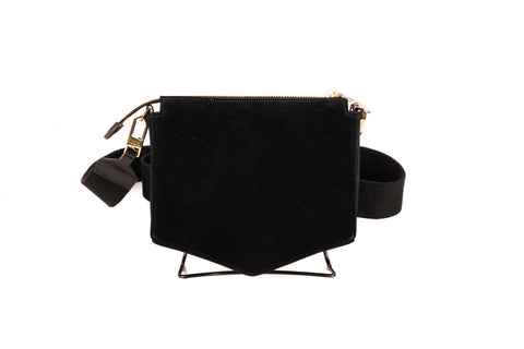 Eddie Borgo Black Velour Bag