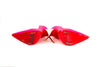 Louboutin Fuchsia Satin Pumps