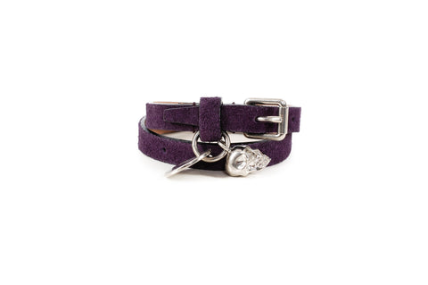 McQueen Purple Suede Bracelet