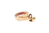 McQueen Tan Leather Bracelet