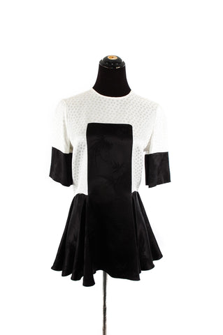 McQueen Asian Print Silk Top