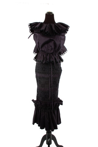 McQueen Bespoke Pleated Gown