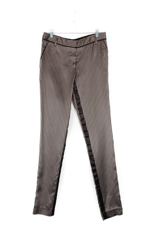 Haider Ackerman Silk Pinstripe Slacks