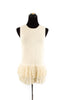 Celine Linen White Knit Top
