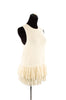 Celine Linen White Knit Top