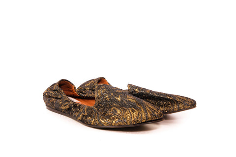 Lanvin Brocade Flats