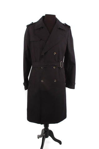 Ferragamo Navy Trench Coat
