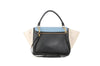 Celine Trapeze Bag in Blue and Cream